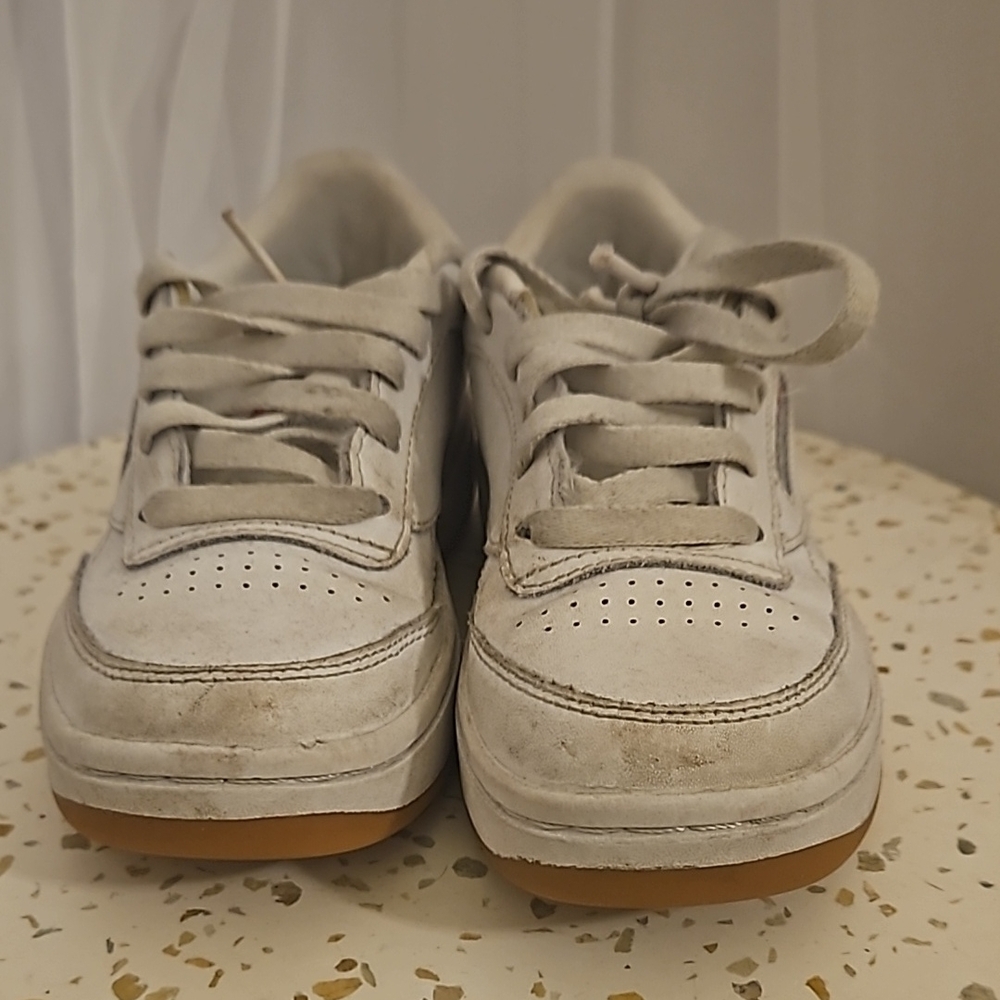 Reebok White Classic Tennis Court Sneakers